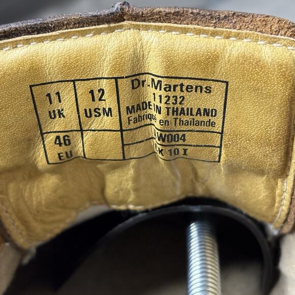 Dr. Martens Mens Size 12 #11232 Brown Leather Lace Up Oxfords Shoes Vintage 90s - Picture 13 of 13